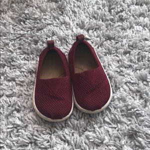 Tiny Toms slip ons!